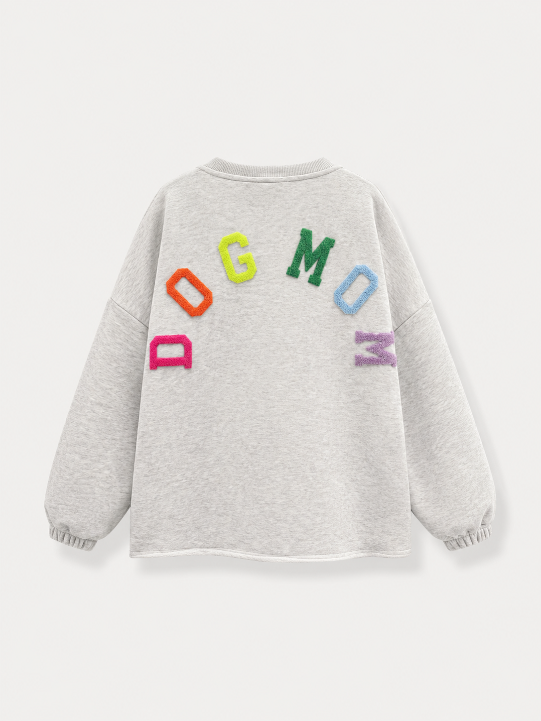Dog Mom rainbow grey sweatshirt
