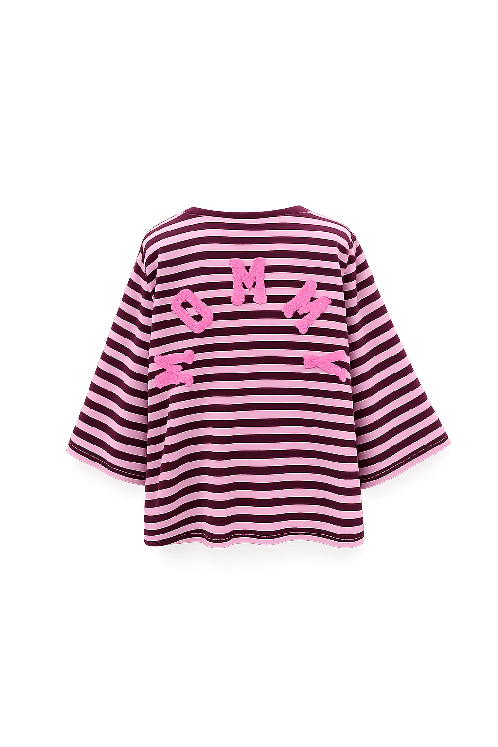 Mommy burgundy & pink 3/4 sleeve light sweatshirt