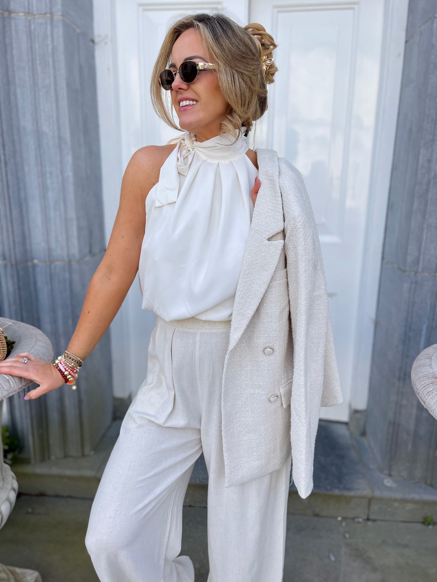 YASPETRA BOUCLE BLAZER