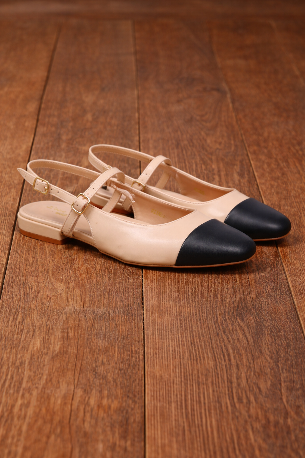 Mary Jane nude sling back shoes