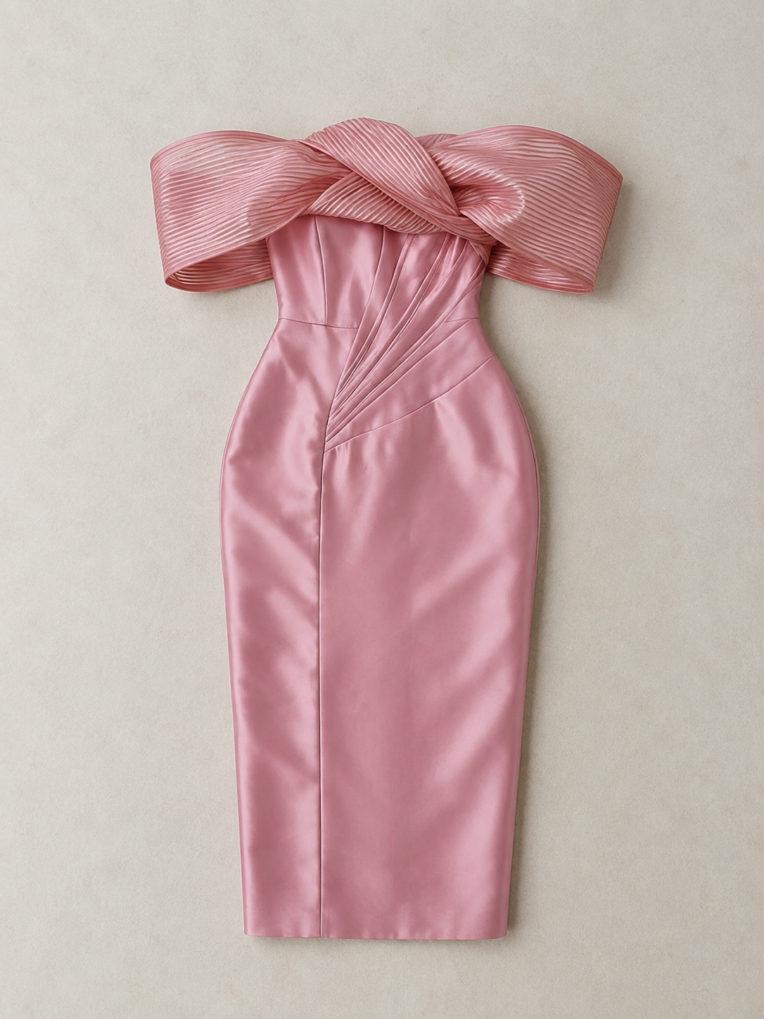 Mae pink strapless dress