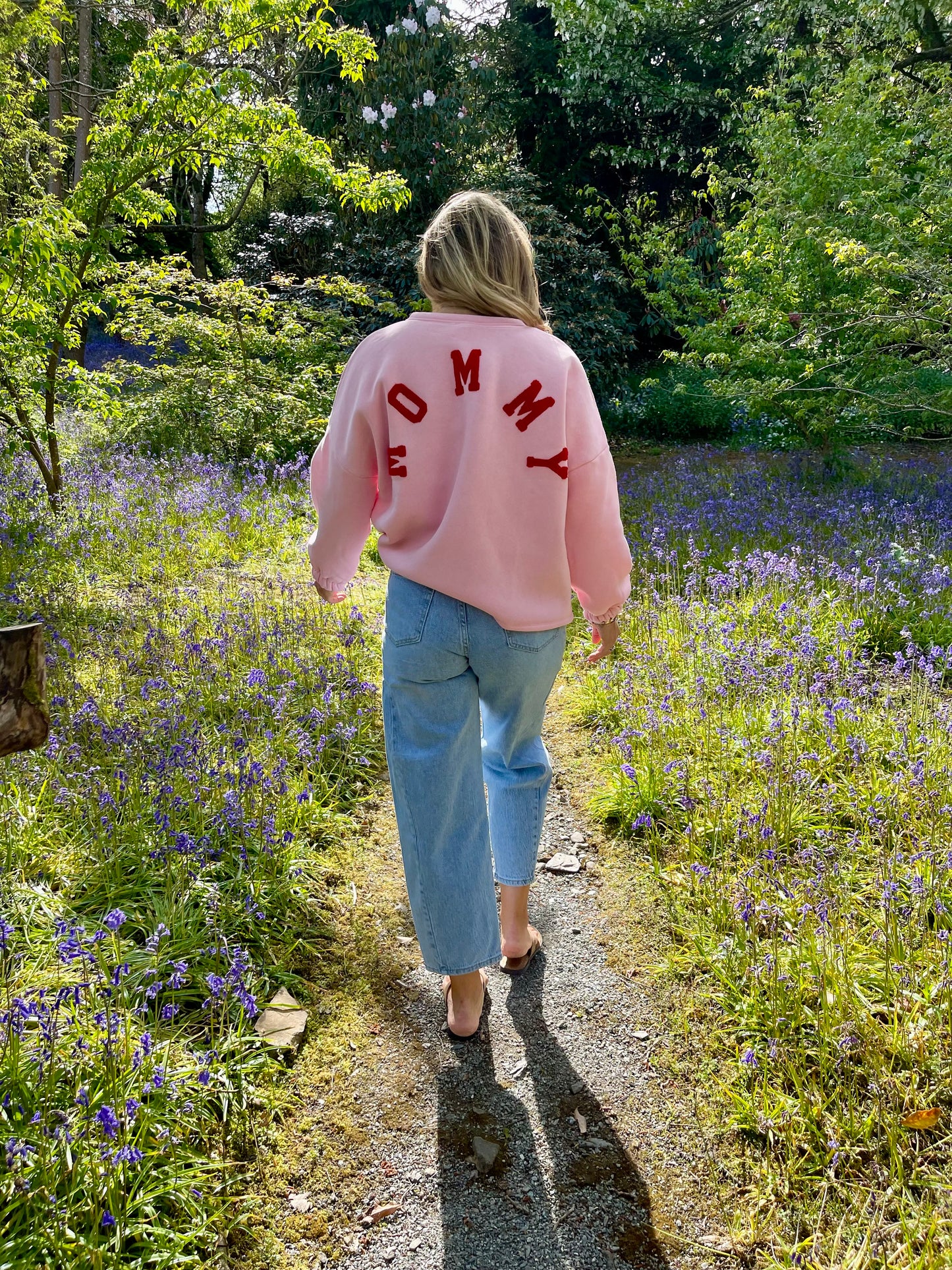 Mommy pink and red sweatshirt