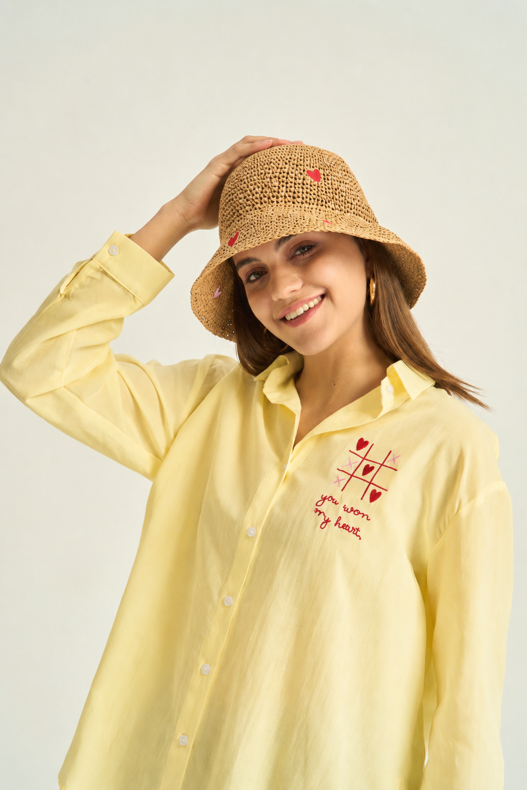 You won my heart yellow shirt