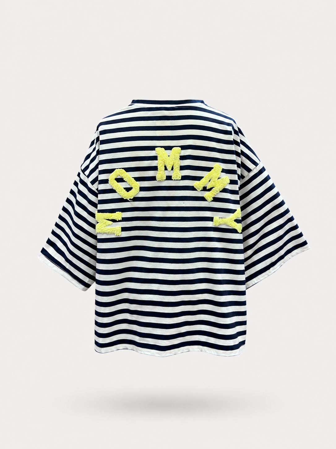 Mommy Navy stripe 3/4 sleeve light sweatshirt