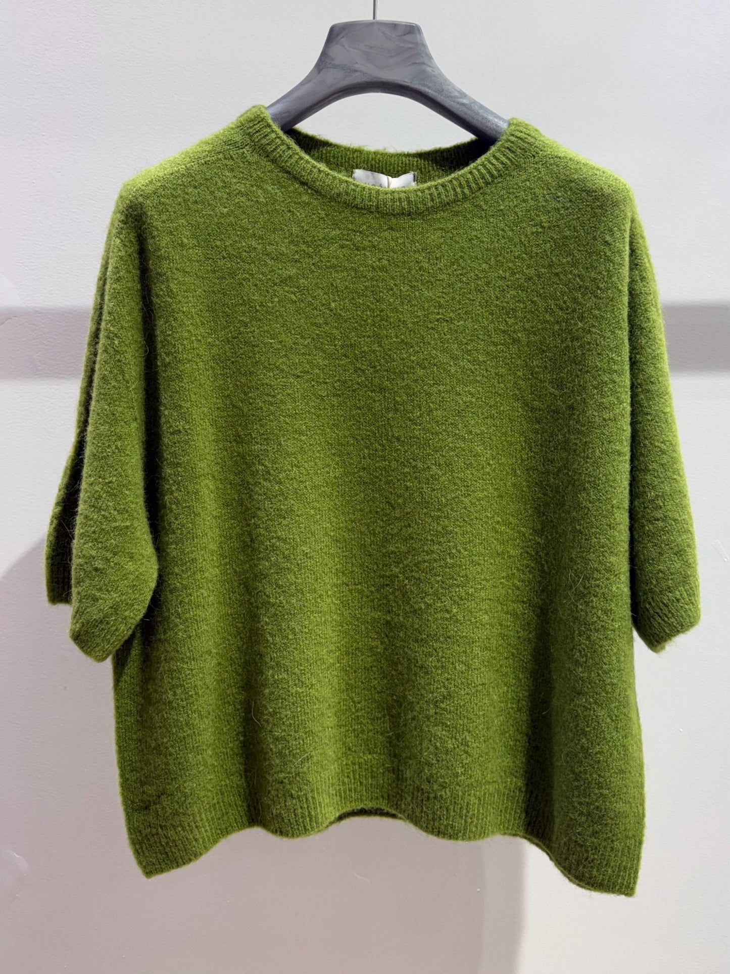 Lottie pistachio green alpaca jumper