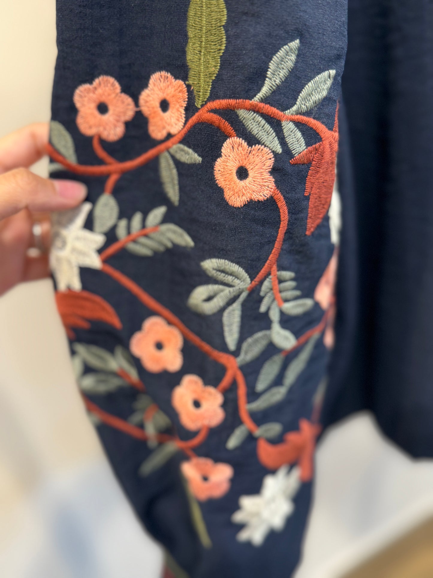 Cecilia navy floral boho jacket