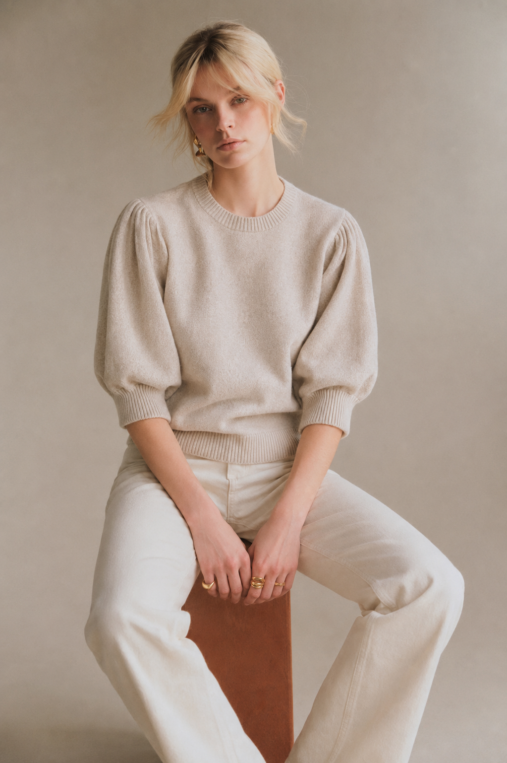 Melanie beige jumper