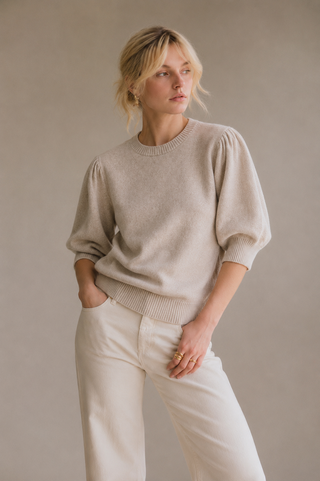 Melanie beige jumper