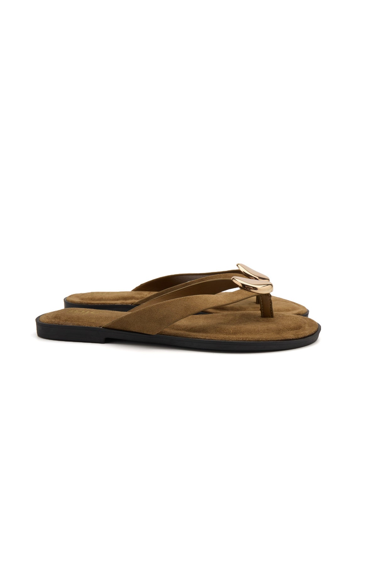 India thong flip flop gold buckle sandals