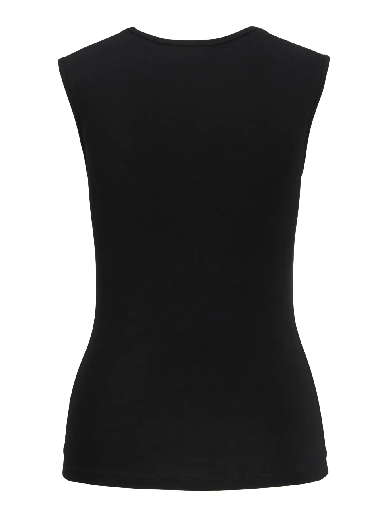 Gigi square neck black top